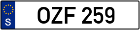 Truck License Plate